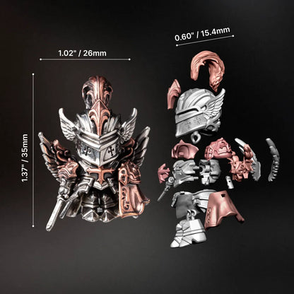 Crimson Templar pendant dimensions and articulated components