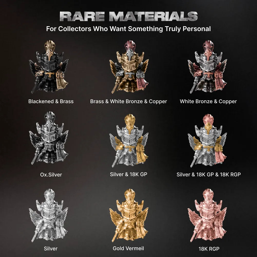 Crimson Templar pendant material and finish options