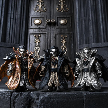 Crimson Vampire and companion articulated figures displayed together