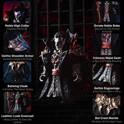 Crimson Vampire articulated figure shown in multiple pose options