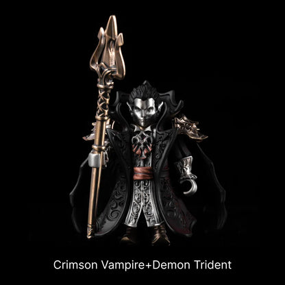 Crimson Vampire articulated figure in Bronze and White Bronze and Copper and Brass / Standard