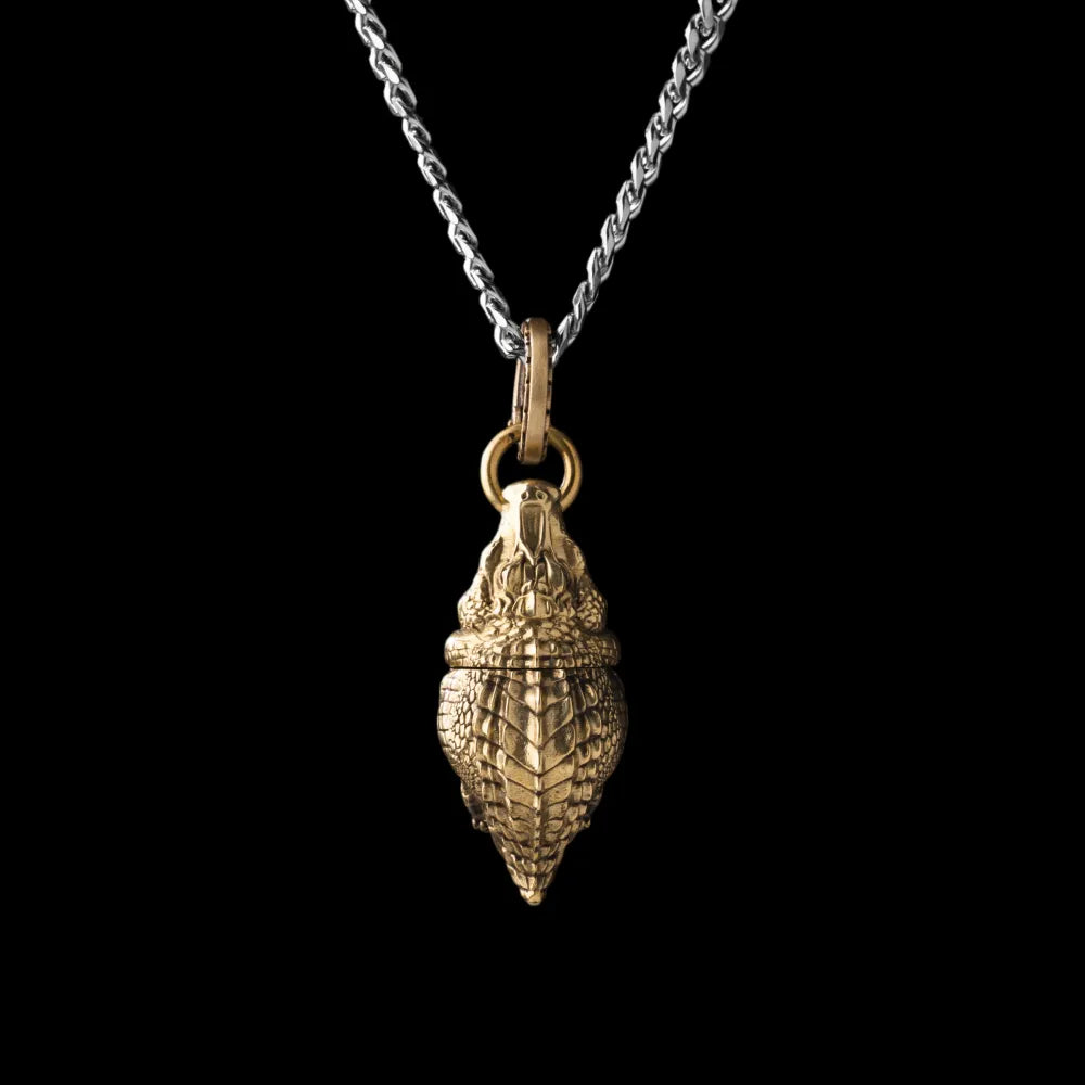 With Titanium Steel Chain Necklace