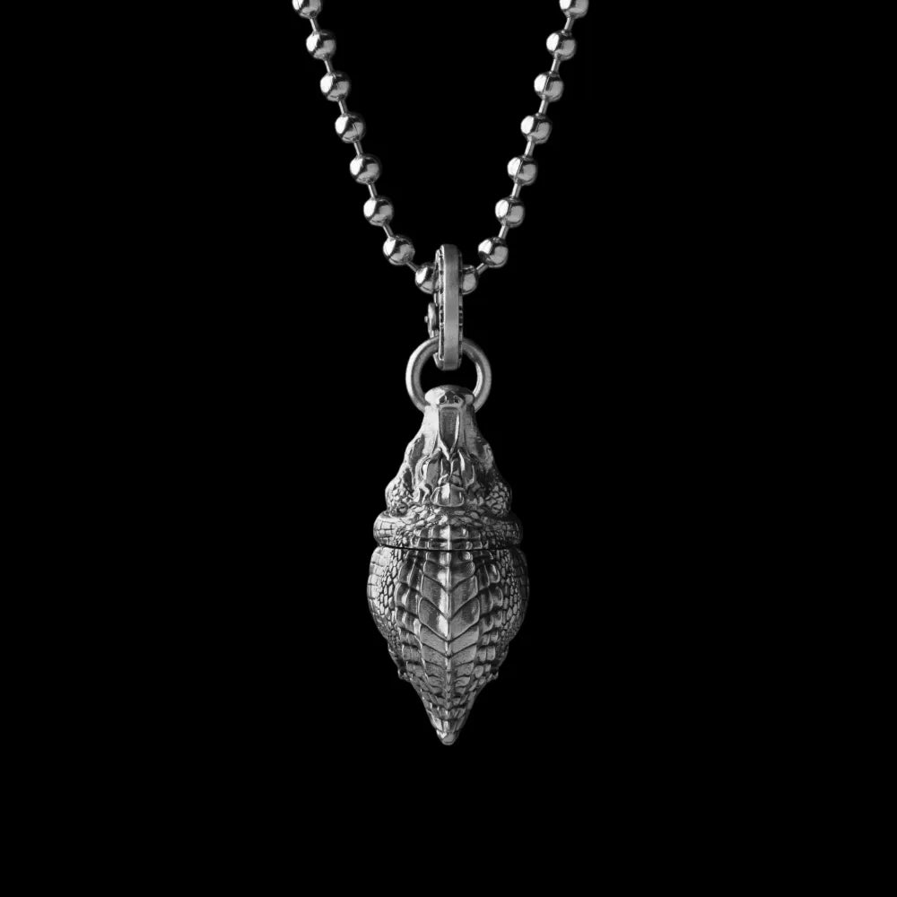With Titanium Steel Ball Chain Necklace