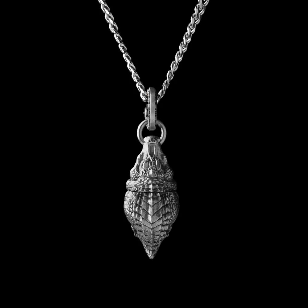 With Titanium Steel Chain Necklace