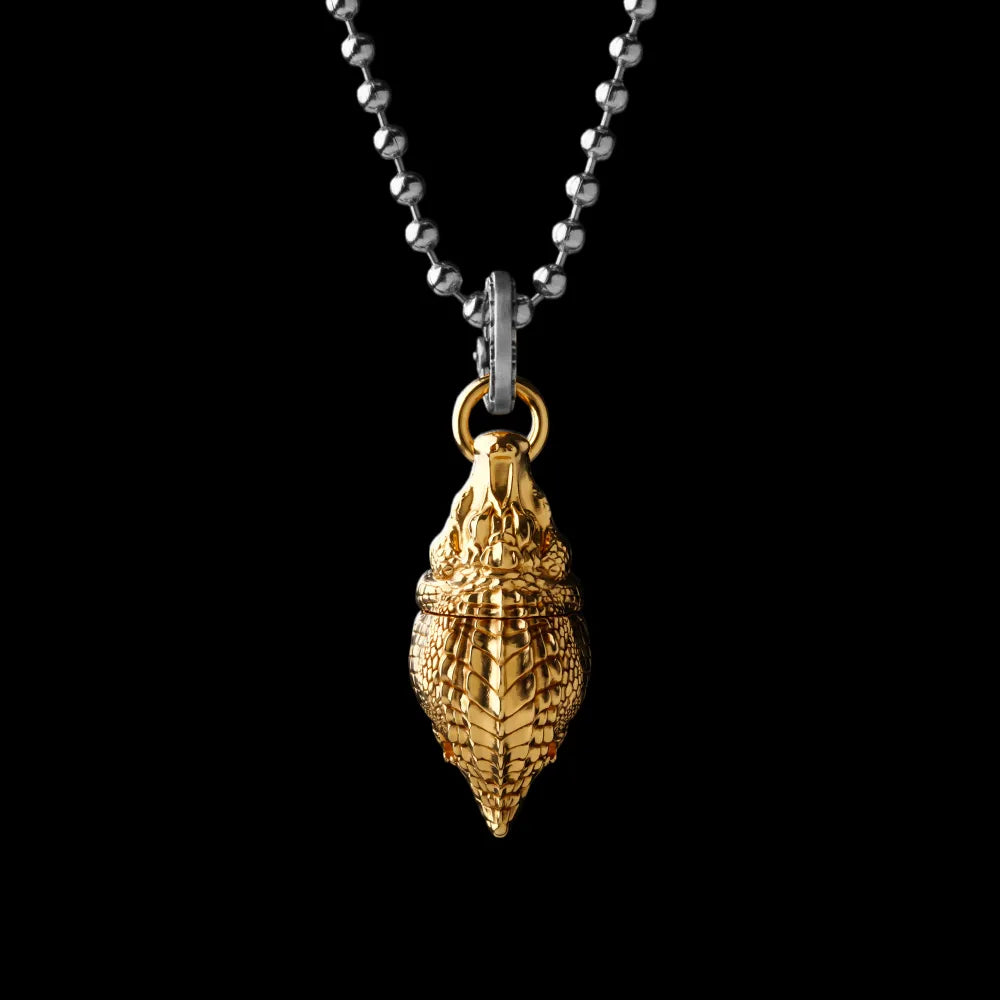 With Titanium Steel Ball Chain Necklace