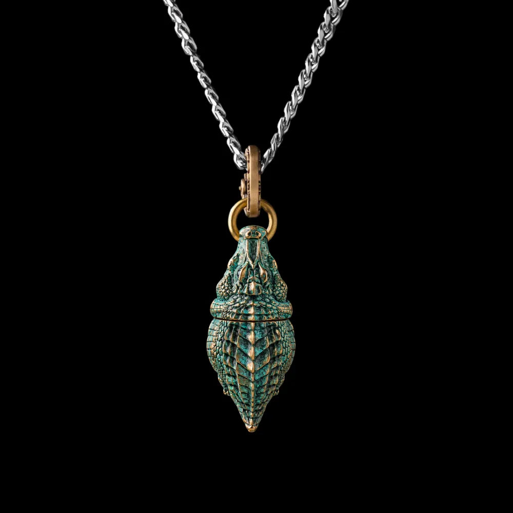 With Titanium Steel Chain Necklace