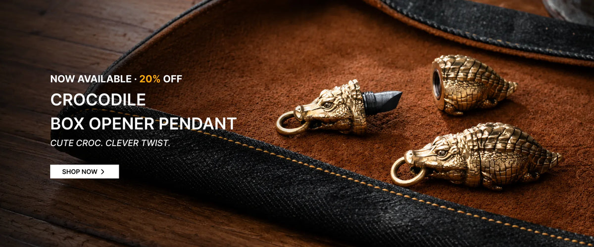 Crocodile Box Opener Pendant — New Arrival, 20% OFF