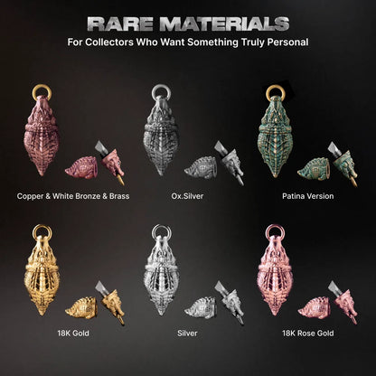Crocodile Box Opener Pendant material options