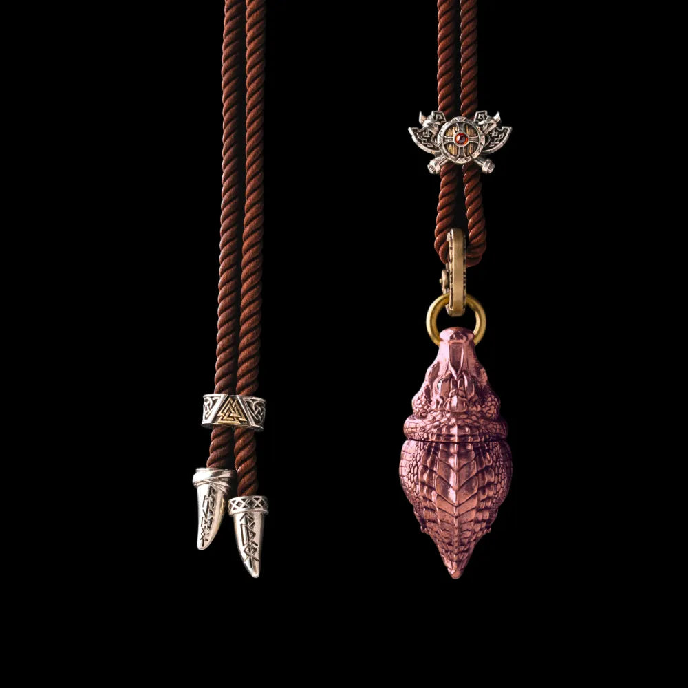 With Titanium Steel Chain Necklace