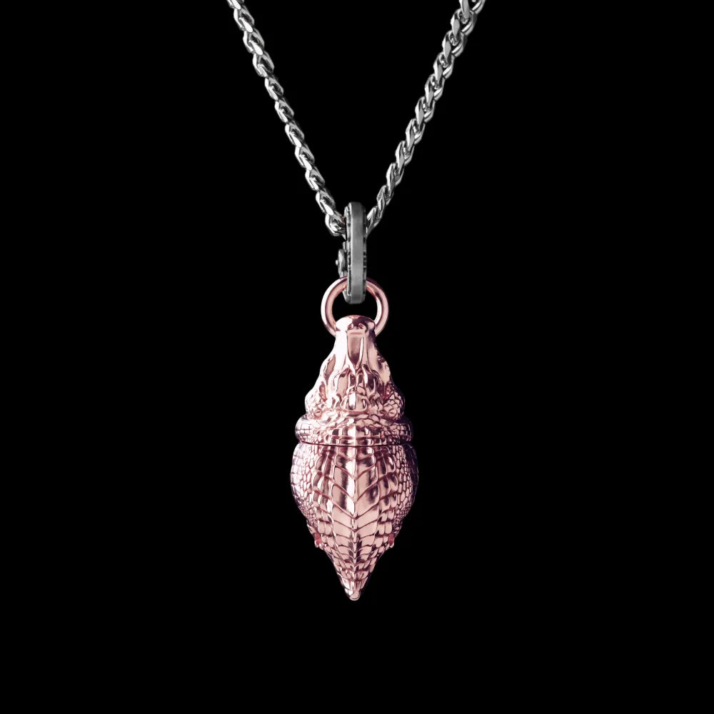 With Titanium Steel Chain Necklace
