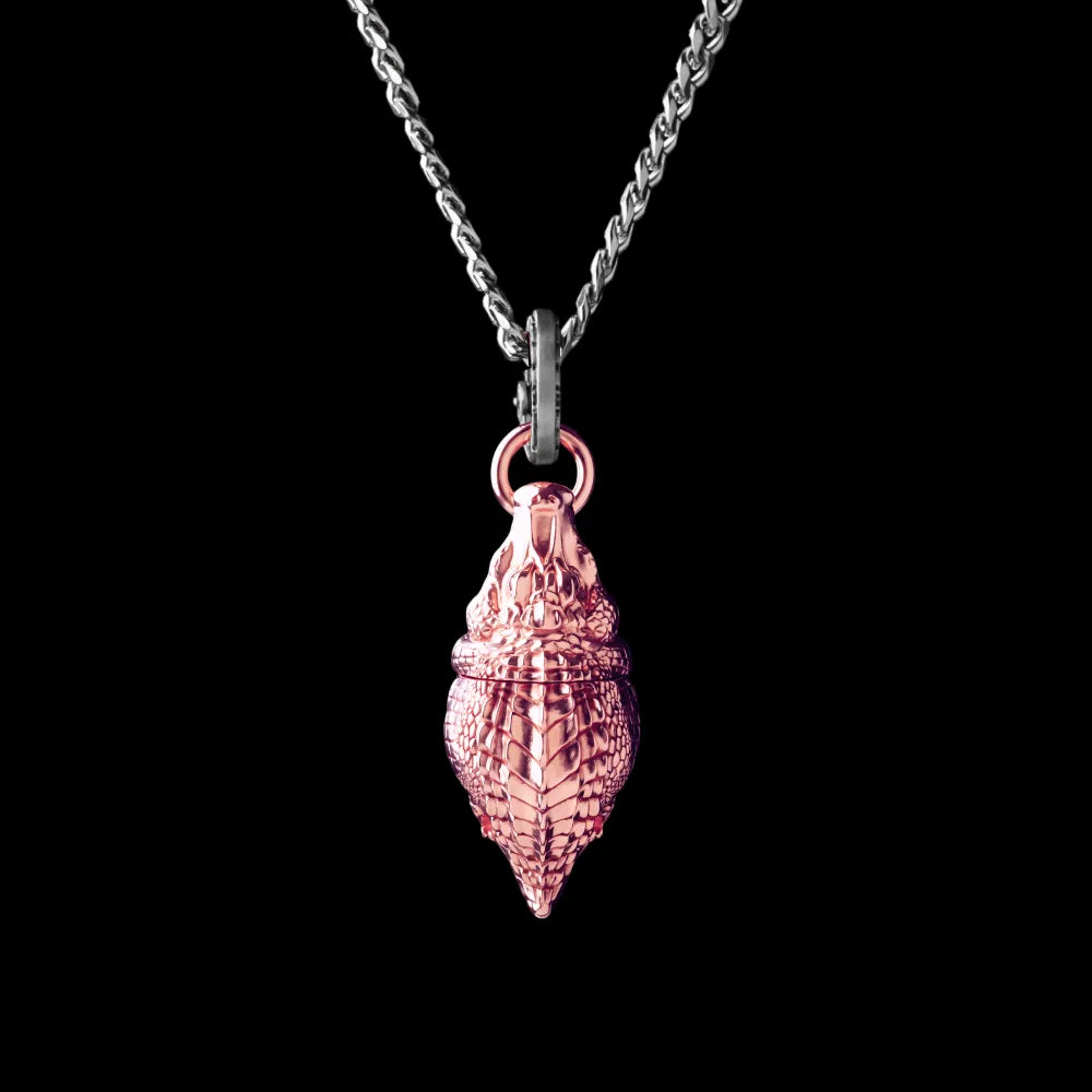 With Titanium Steel Chain Necklace