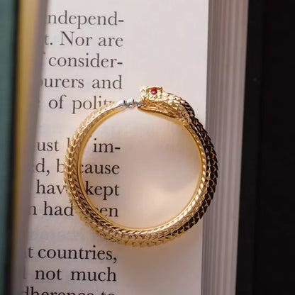 Custom Ouroboros Snake Ring Details 07