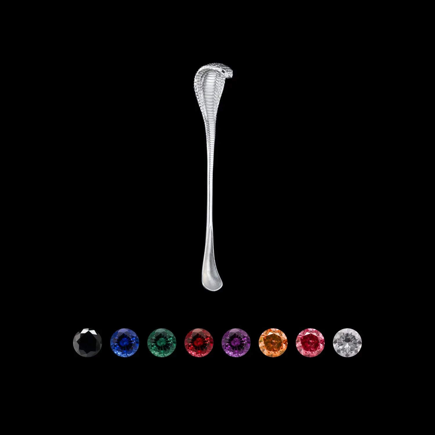 Cobra Coffee Spoon Silver