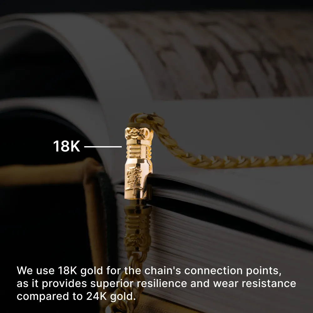 Taiji Rotatable Necklace - 4mm