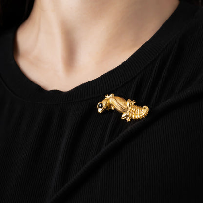 Knob Tail Gecko Brooch