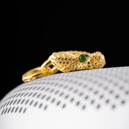 Rattlesnake Head Charm