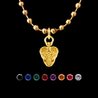 Rattlesnake Head Charm