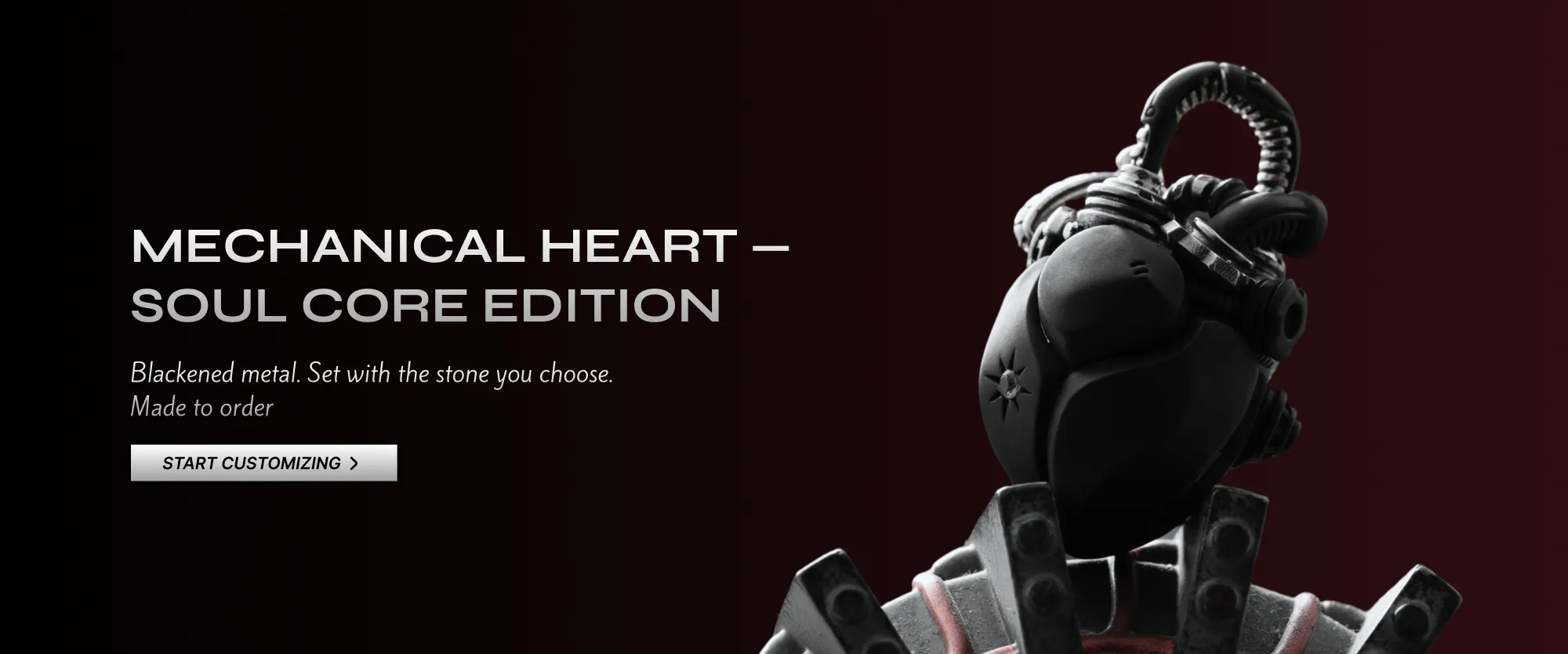 Mechanical Heart Pendant