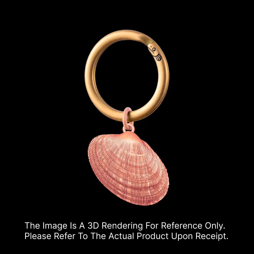 Unique 14K Rose Gold Shell Pendant: Charm, Shell, and Good Luck in One ...