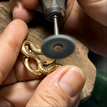 Demon Serpent Rope Bracelet hand polishing craftsmanship