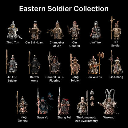 Eastern Soldier Collection guide for magnetic metal figures
