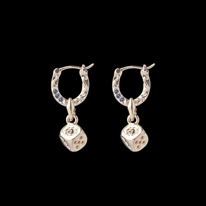 14K Gold Fortune Roll Earrings - Pair