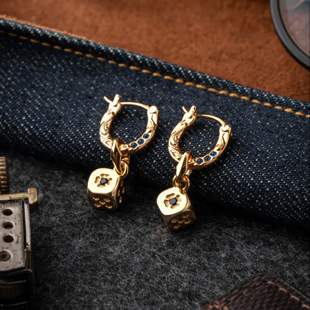 Fortune Roll Earrings gold-tone product image 01