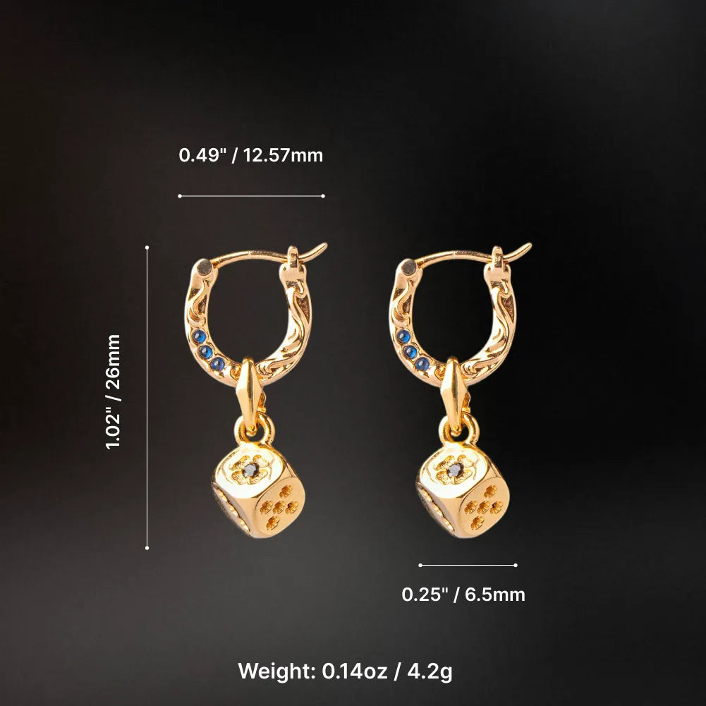 Fortune Roll Earrings gold-tone product image 11