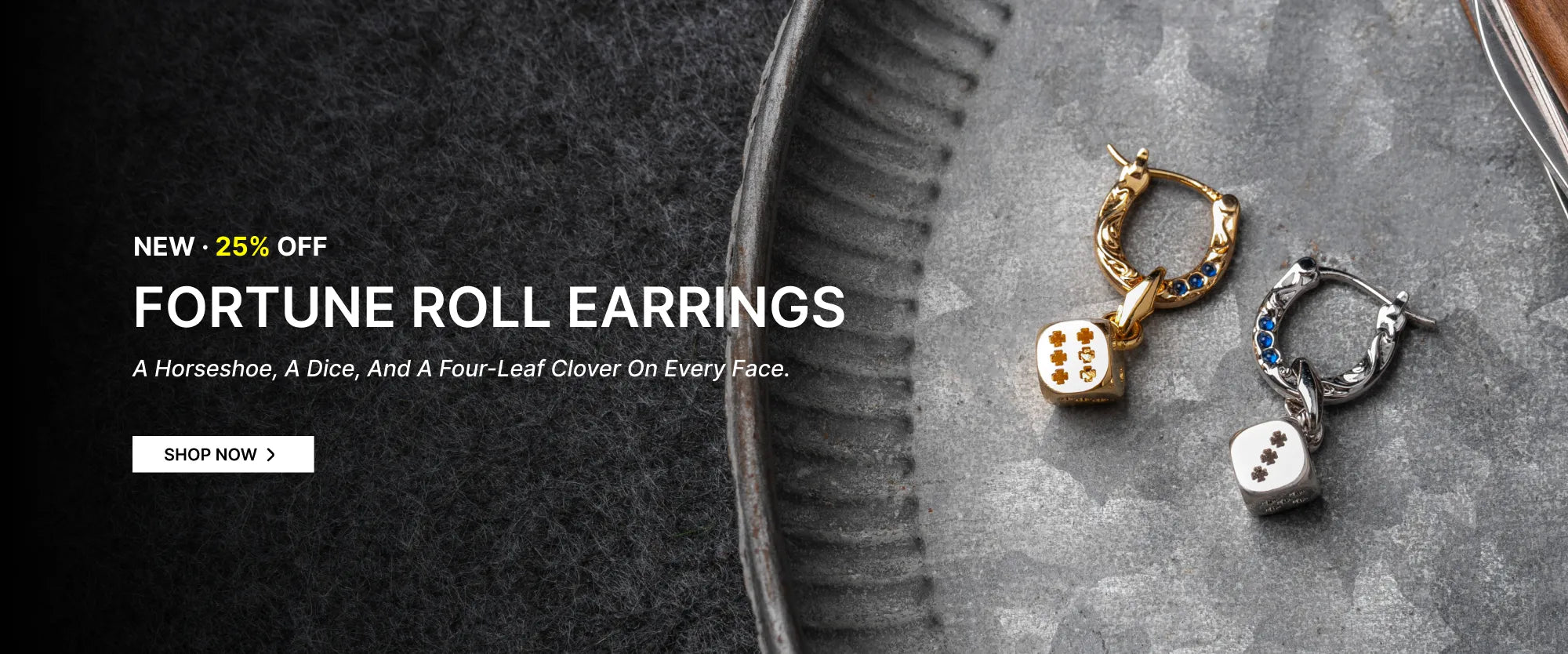 Fortune Roll Earrings