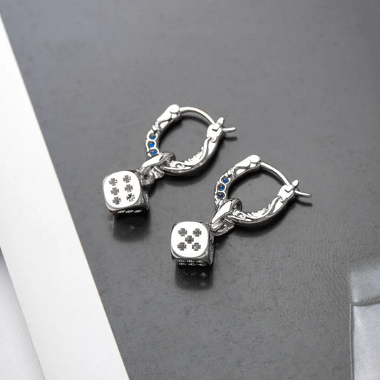 Fortune Roll Earrings silver-tone product image 01