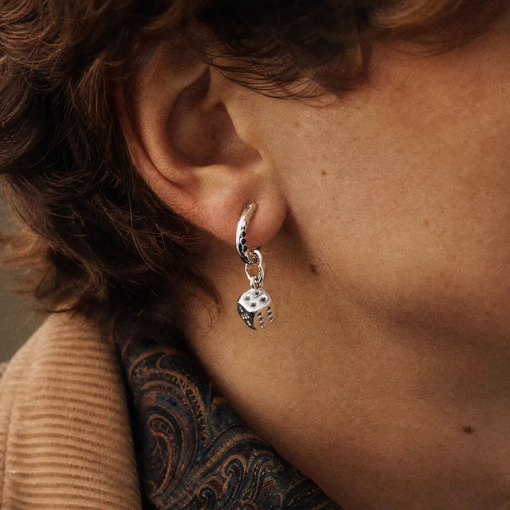 Fortune Roll Earrings silver-tone product image 04