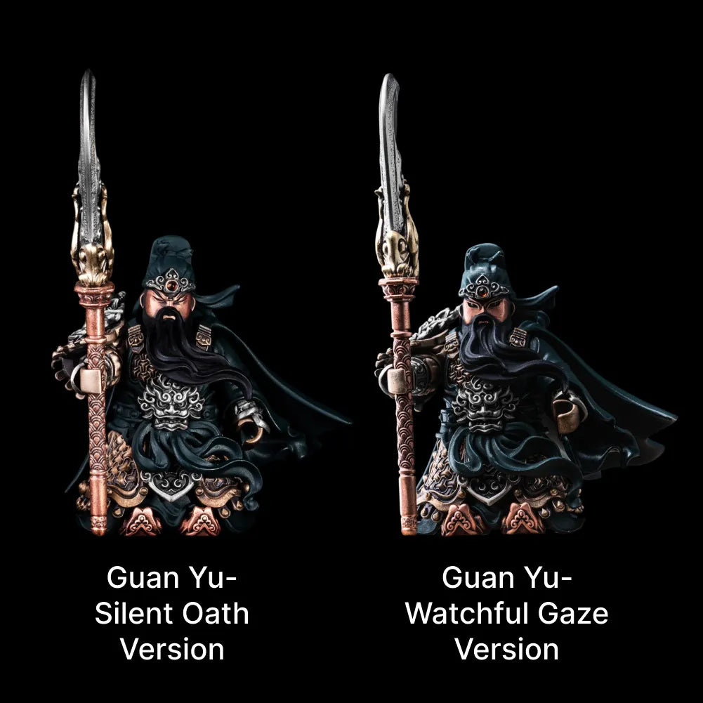 Guan Yu articulated figure in Bronze and White Bronze and Copper and Brass / Luxury Edition