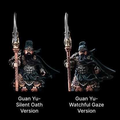 Guan Yu articulated figure in Bronze and White Bronze and Copper and Brass / Luxury Edition