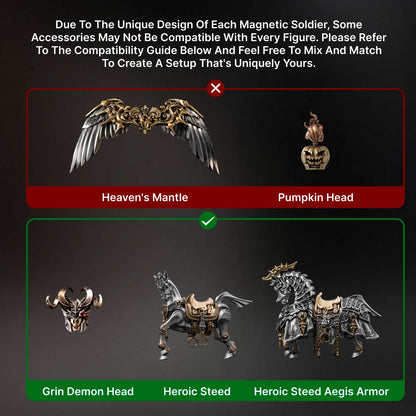 Magnetic figure compatibility guide for the Guan Yu articulated figure
