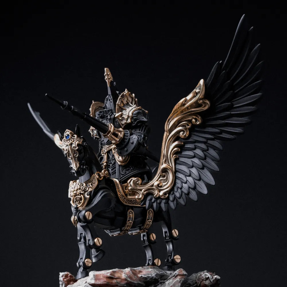 Blackened Heroic Steed Aegis Armor mounted display