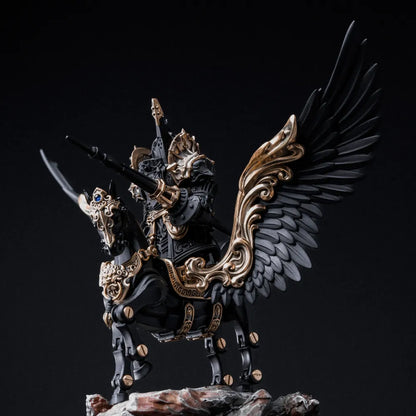 Blackened Heroic Steed Aegis Armor mounted display