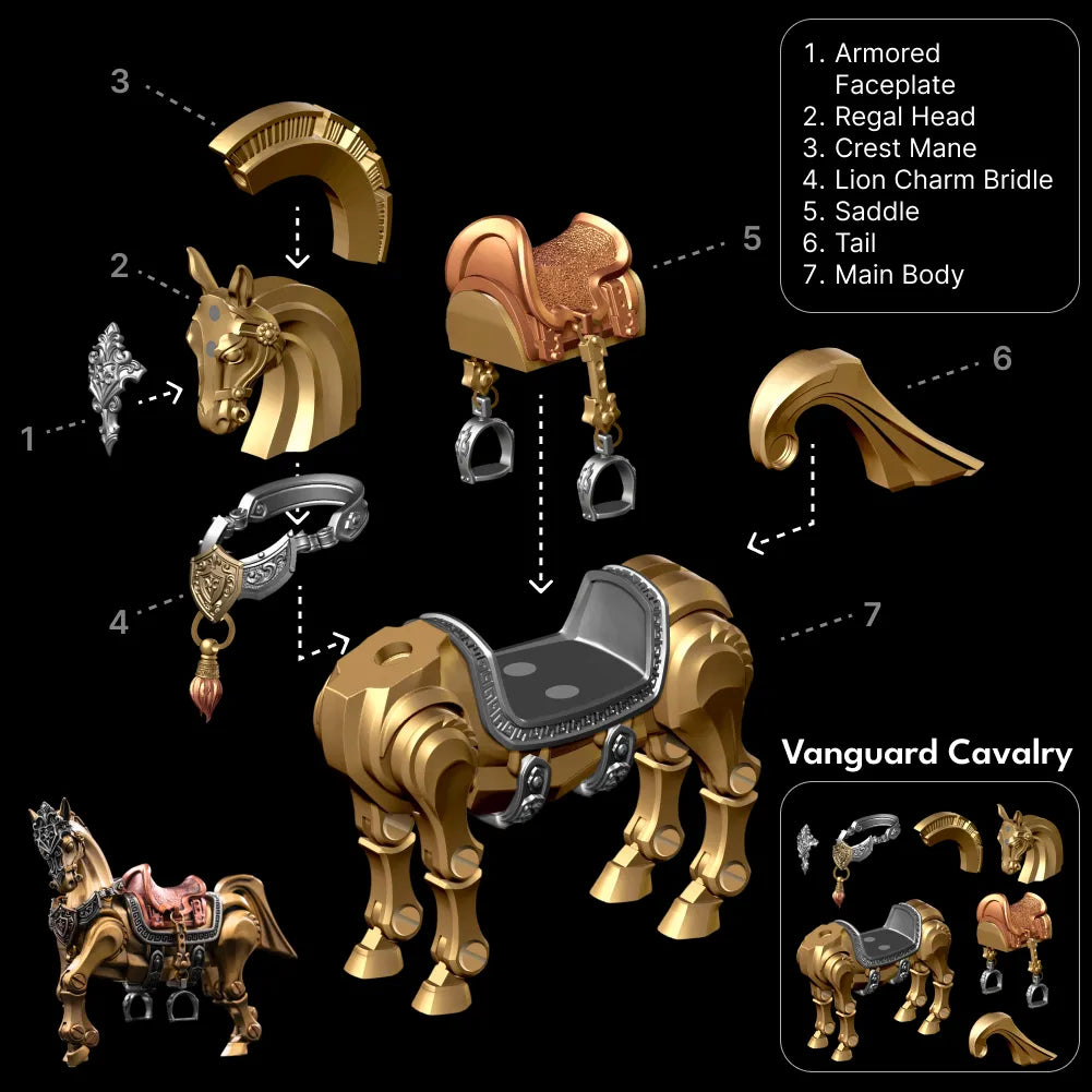 Heroic Steed Aegis Armor Vanguard Cavalry parts
