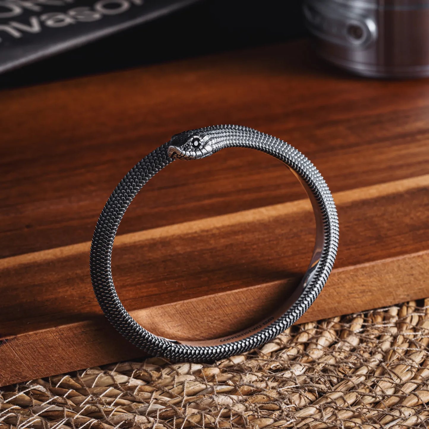 Hognose Snake Brass Details 06#Oxidized Silver