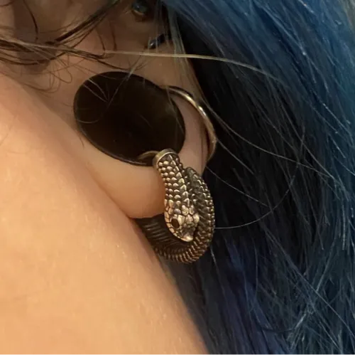 Hognose Snake Earrings showcace 4 from Customers