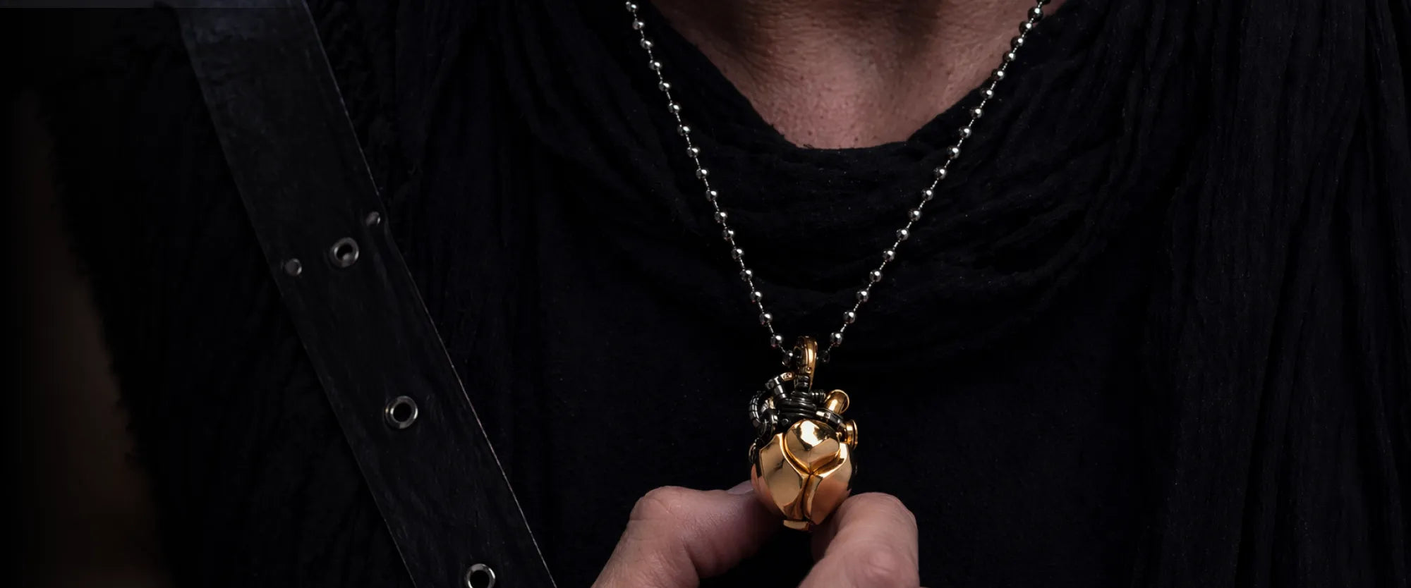 Copper jewelry worn by a rewards member