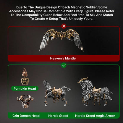 Blackened and Bronze Mech Justicar original design comparison