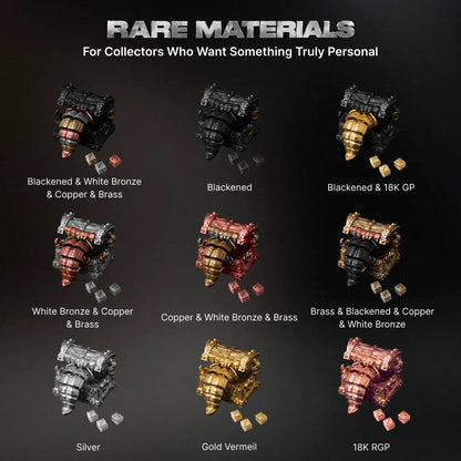 Mimicling Chest Pendant material and finish options