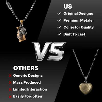 Original Octopus capsule pendant compared with generic alternatives