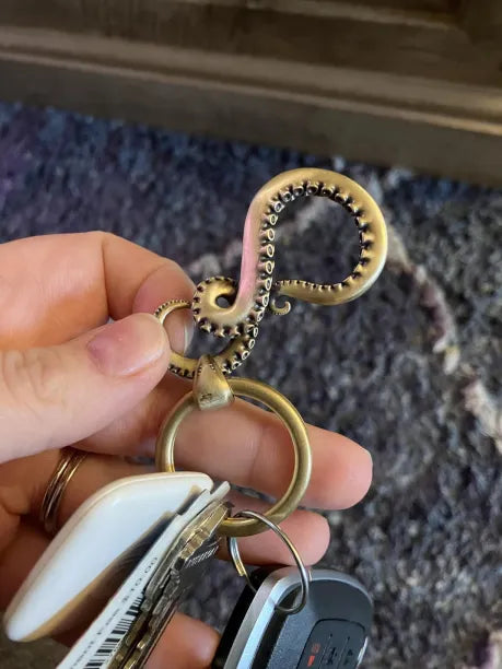 Octopus Tentacle Keychain showcace 4 from Customers