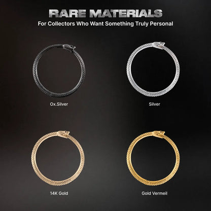 Ouroboros Bracelet Brass