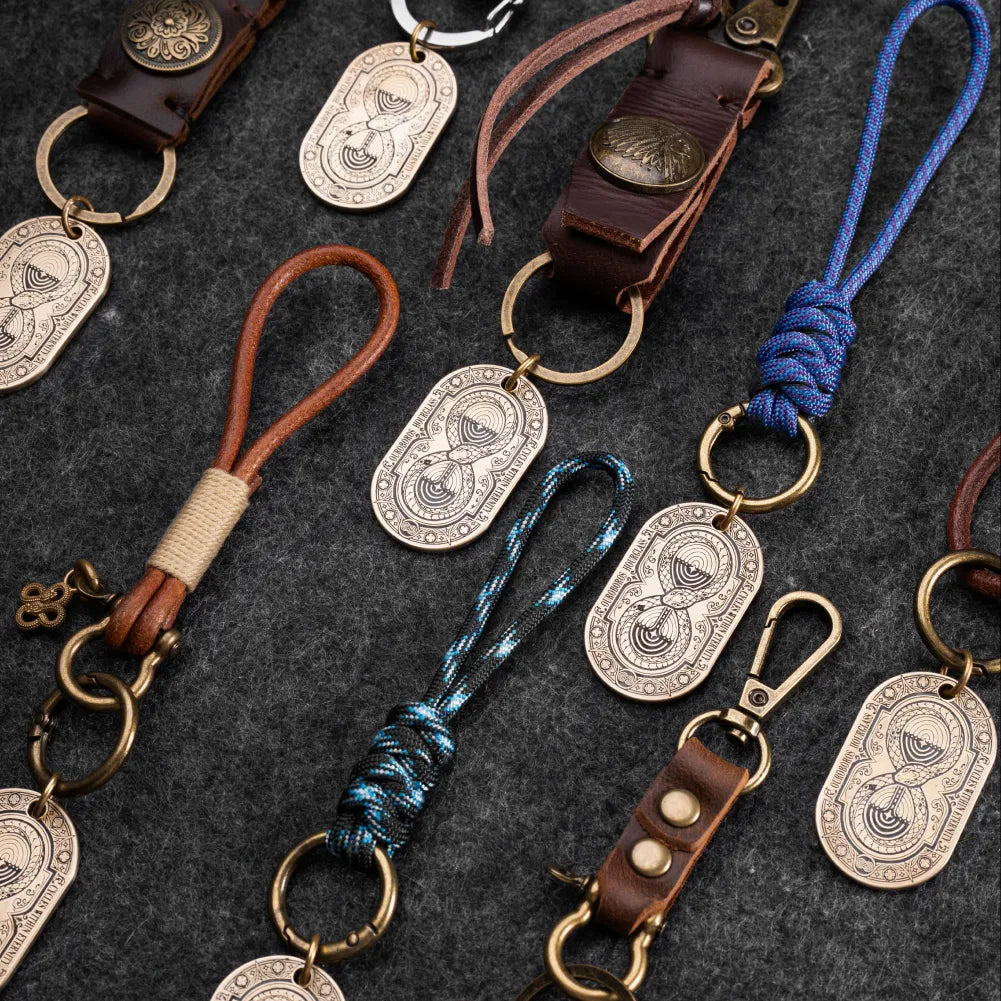 Ouroboros Hourglass Tag product view 17; any visible attachment is an example