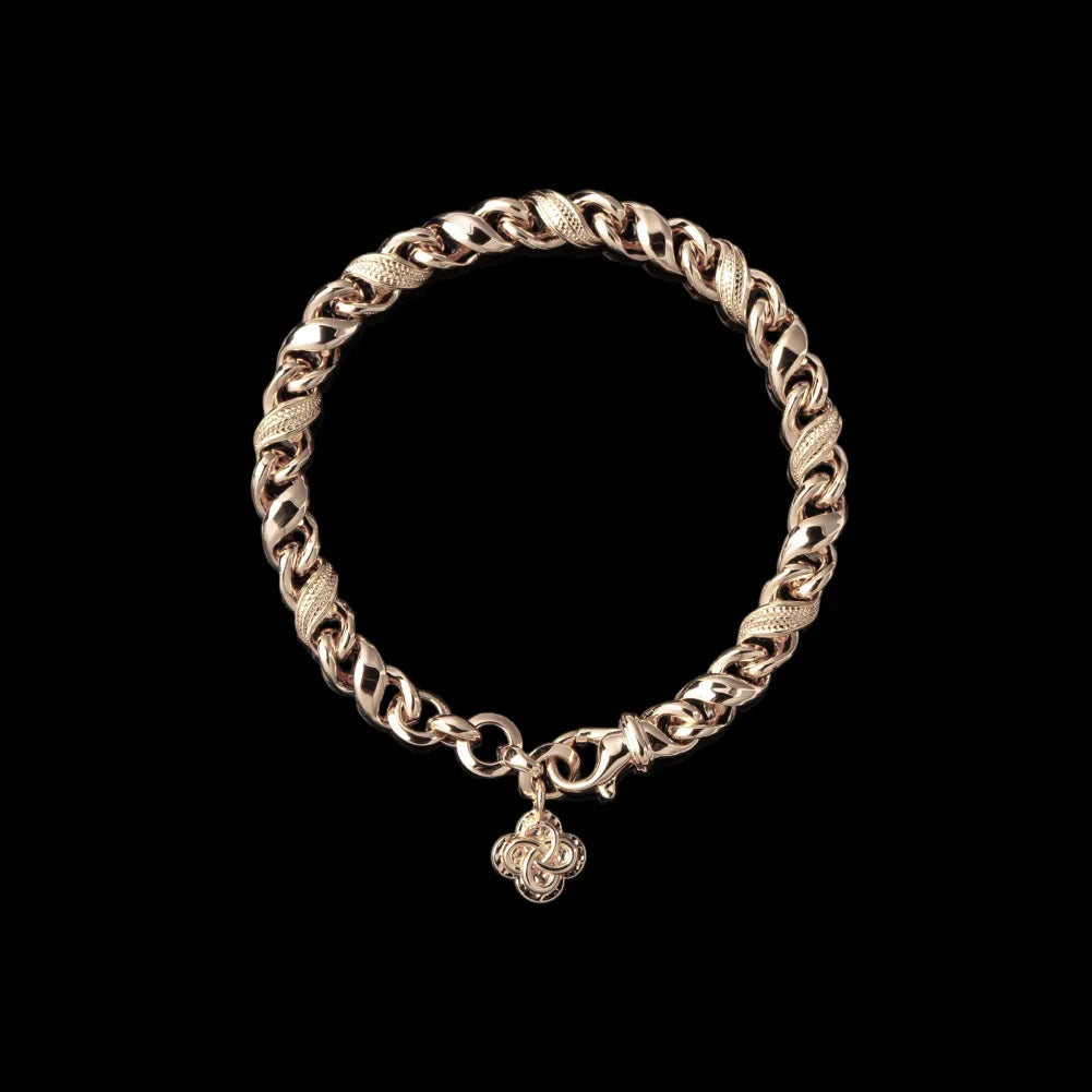 Ouroboros Infinity Bracelet in 14K Gold