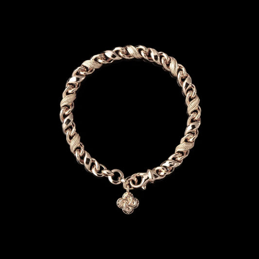 Ouroboros Infinity Bracelet in 14K Gold