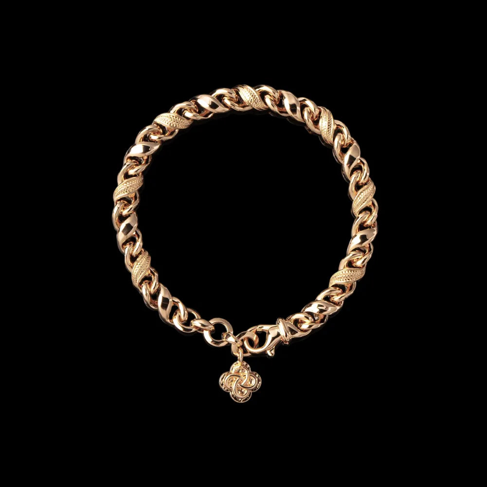 Ouroboros Infinity Bracelet in 18K Gold