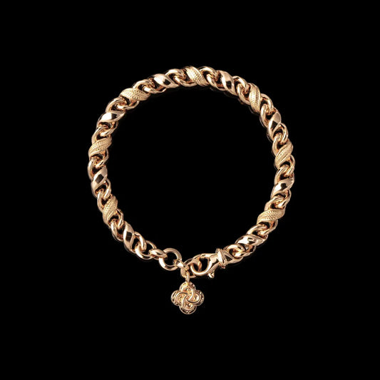 Ouroboros Infinity Bracelet in 18K Gold